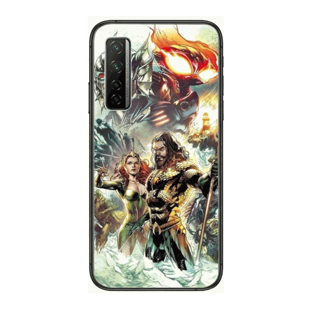 

Aquaman custom phone case Phone Case For Huawei Nova p10 lite 7 6 5 4 3 Pro i p Smart ZBlack Etui 3D Coque Painting Hoesje