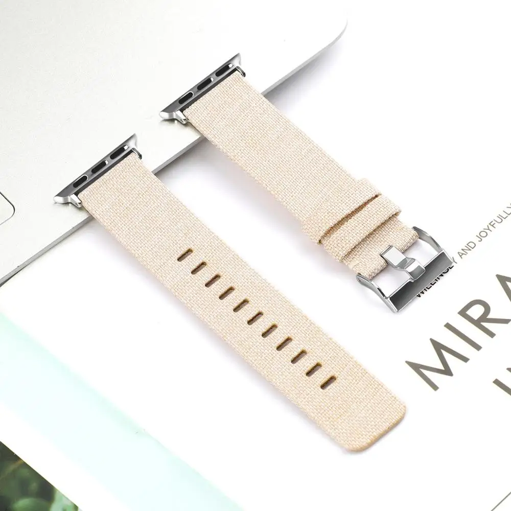Ремешок тканевый для Apple Watch Band 44 мм/40 мм спортивный браслет iWatch 5 42 38 3 4 нейлоновый |