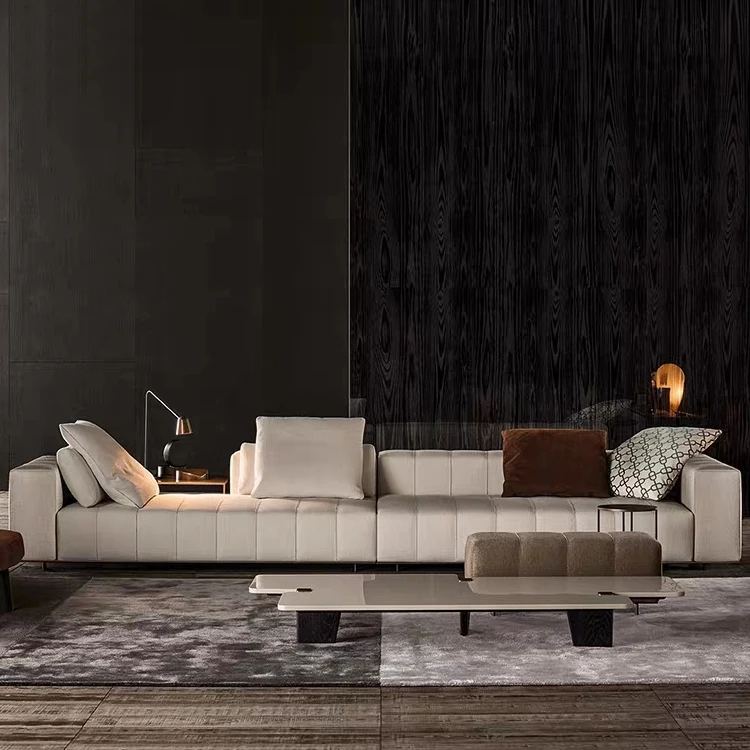 Гостиная 7 местный отборочные диваны L Форма большой тканевый диван набор