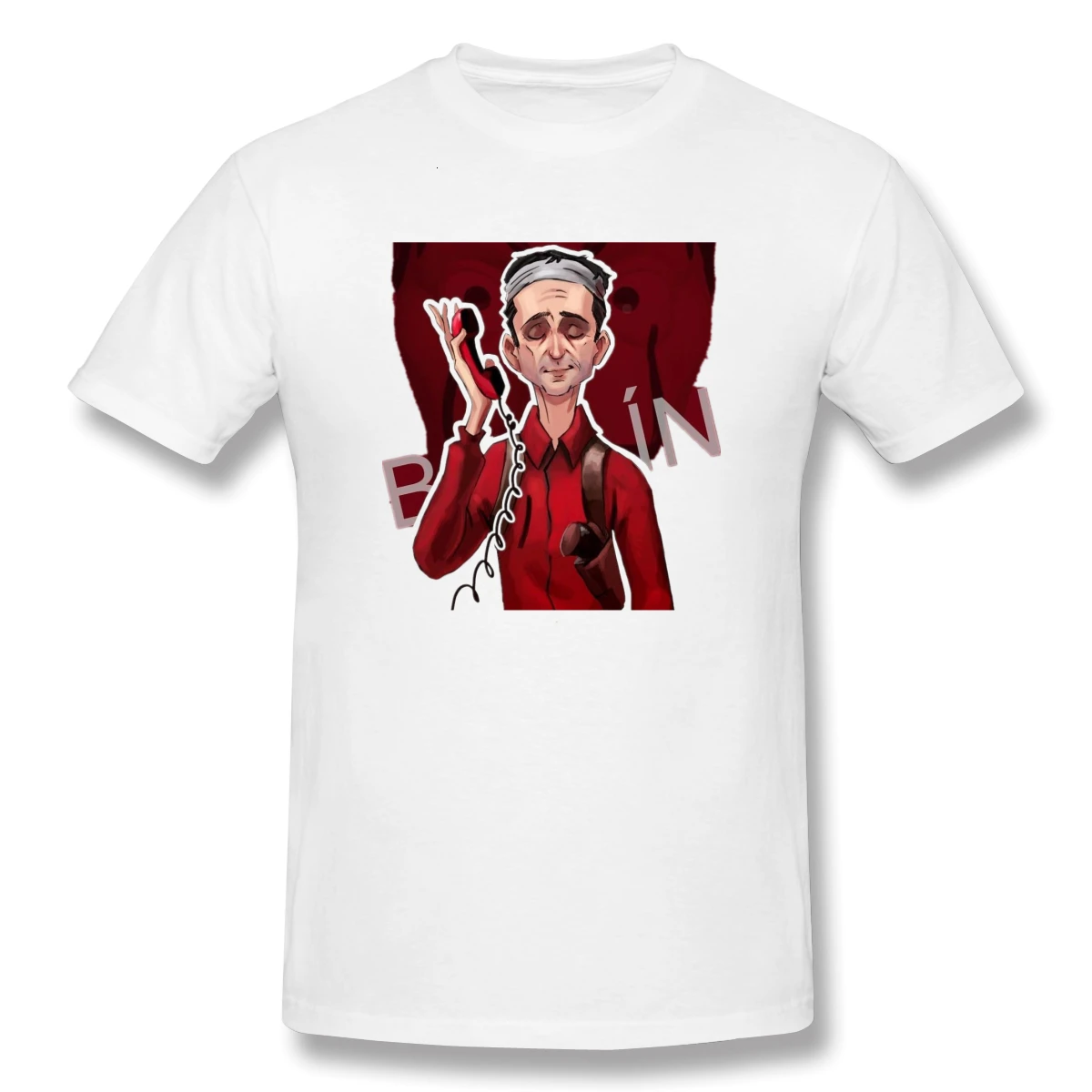 

Berlin La Casa De Papel Casual O-Neck Men's Basic Short Sleeve T-Shirt 100% Cotton Tee Shirt Printed men clothes 2019