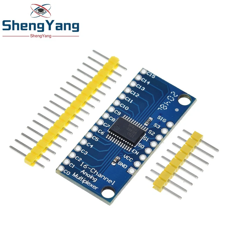 Шэньян CD74HC4067 16 канальный с аналоговым и цифровым дисплеем мультиплексор