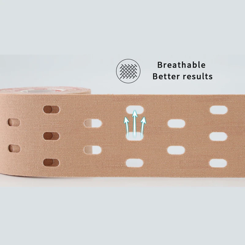 Перфорированная дышащая лента для занятий спортом 5 см * м|Налокотники и