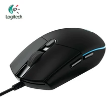 Original Logitech Mouse G102/G304 Gaming Wired Optical Wired Game Mouse Support Desktop/ Laptop Support windows 10/8/7