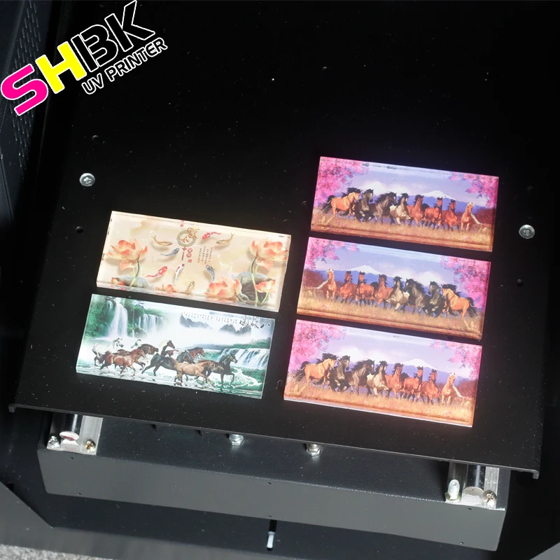 Автоматический планшетный УФ принтер размера A4 с 2500 мл чернилами для телефона