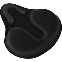 universal pad extra soft exercise cushion bicycle saddle non slip shock absorption wide foam cycling comfortable bike seat cover