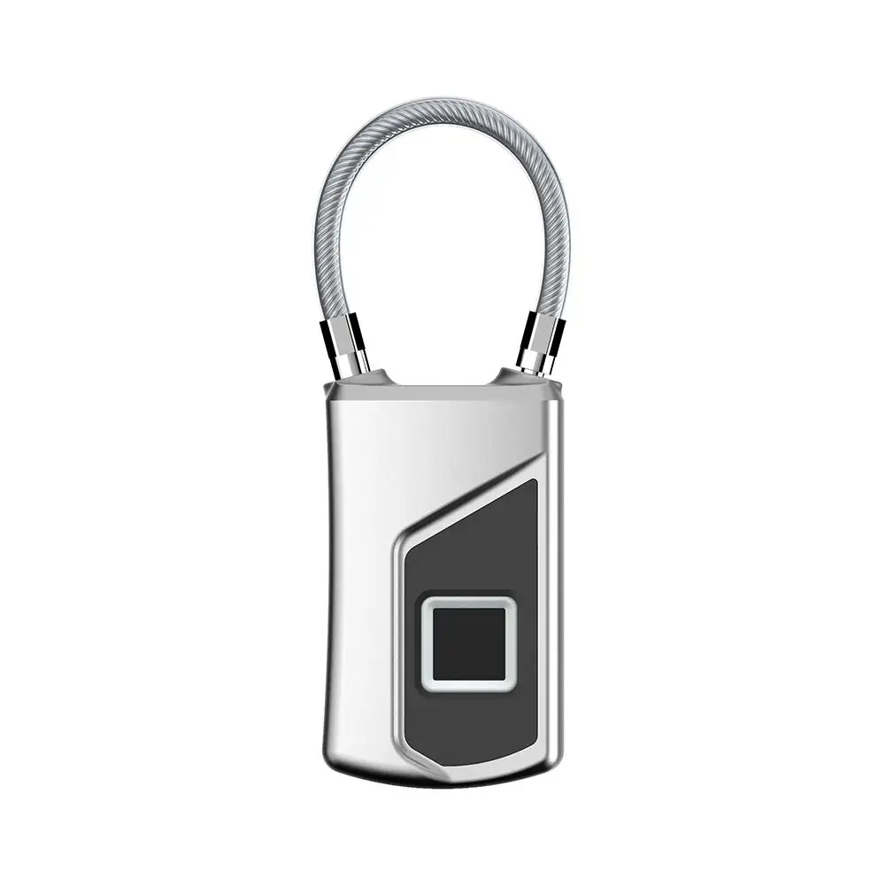 Candado con huella цифровой с USB Перезаряжаемый дверной замок Портативный Умный Замок с отпечатком пальца для клубного багажа навесной замок для чемодана