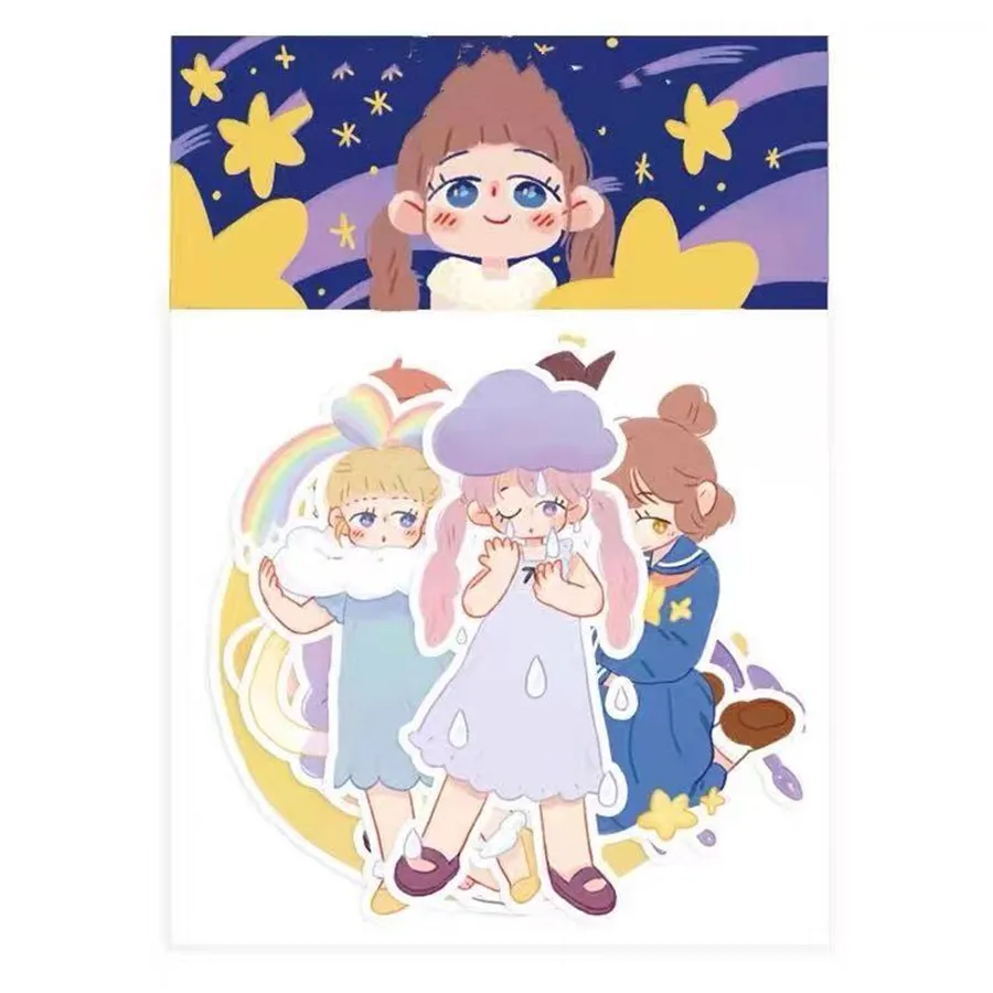 Fairy Star Girl Sticker Pack for Card Making Bullet Journal DIY Scrapbooking