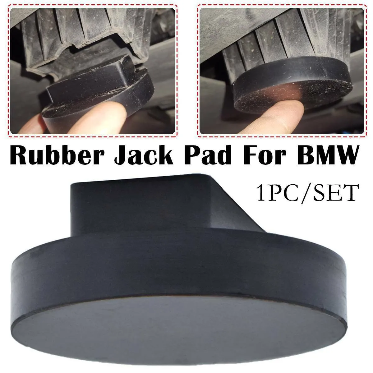 

Rubber Jacking Point Jack Pad Adaptor FOR BMW E46 E90 E91 E92 X1 X3 X5 X6 Z4 Z8 Slotted Floor Jack Pad Frame Rail Adapter