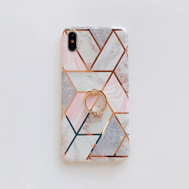 Геометрические Мраморные текстуры телефонные чехлы для iPhone 11 Pro XS Max XR чехол 7 8 6 6s