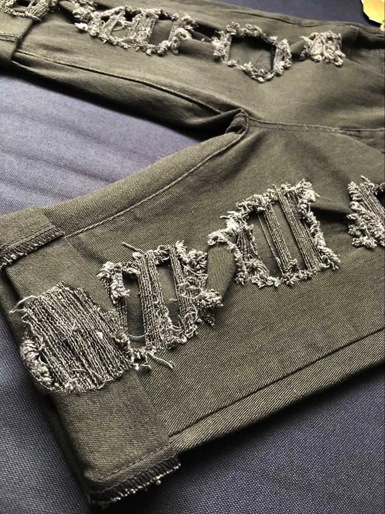 Женские джинсовые шорты с дырками высокой талией|Женские шорты| |