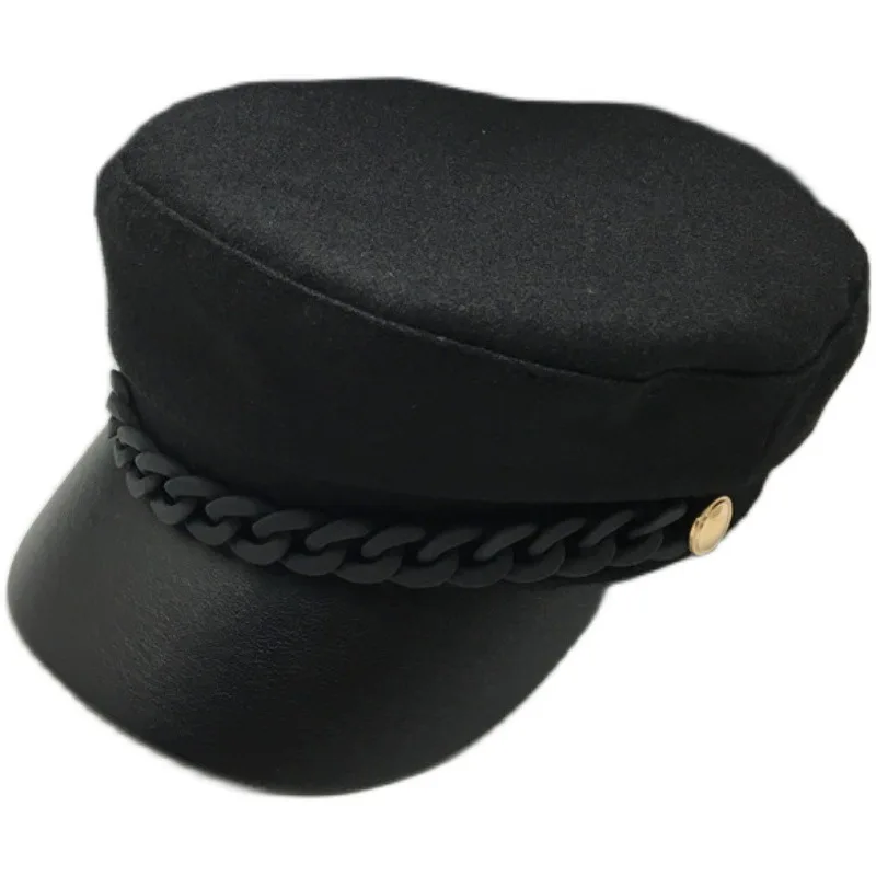 

Berets for Women's Spring Sunhat Net Red Beret Female Navy Hat Fashionable Casual Octagonal Retro Hats Peaked Cap Four Seasons