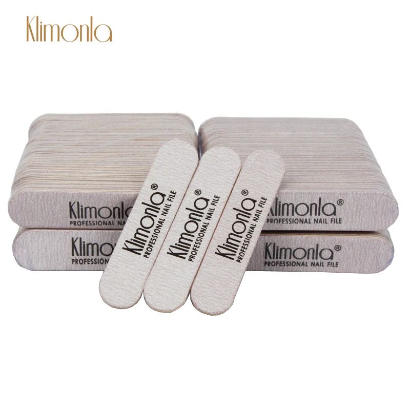 

100Pcs/Pack Mini Gray Nail Files Block Straight 180/240 Grit Wooden UV Gel Polishing lime a ongle Pedicure Tools Care Supplier