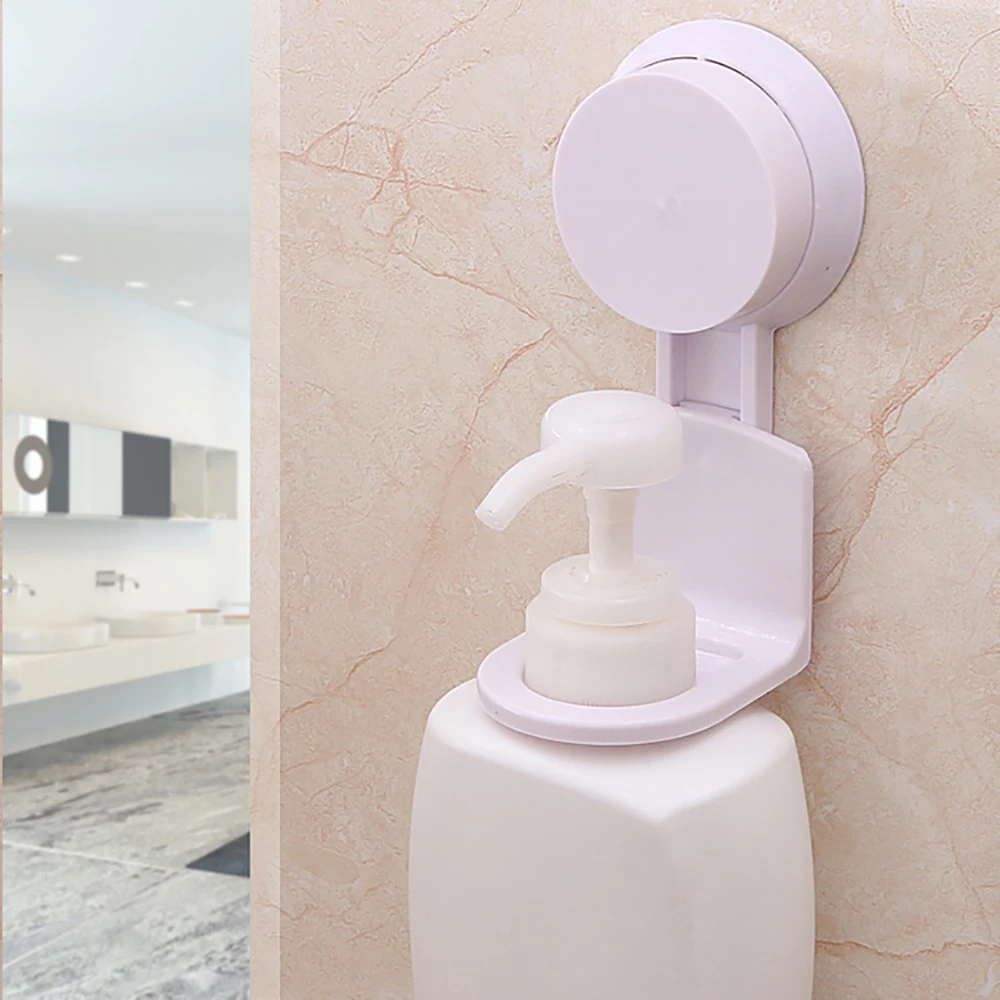 Для хранения в ванной на кухне полка бутылка с помпой для мыла дозатор держатель