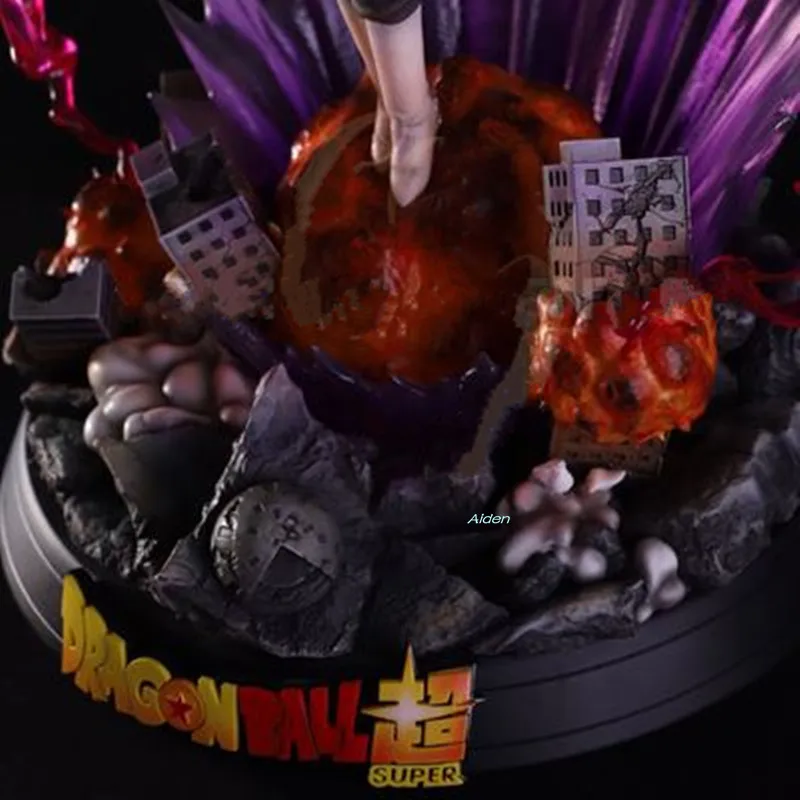 2" Dragon Ball Z статуя Supreme Kai бюст Zamasu Goku черный полноразмерный Портрет с светодиодный свет GK модель игрушки коробка Z2837