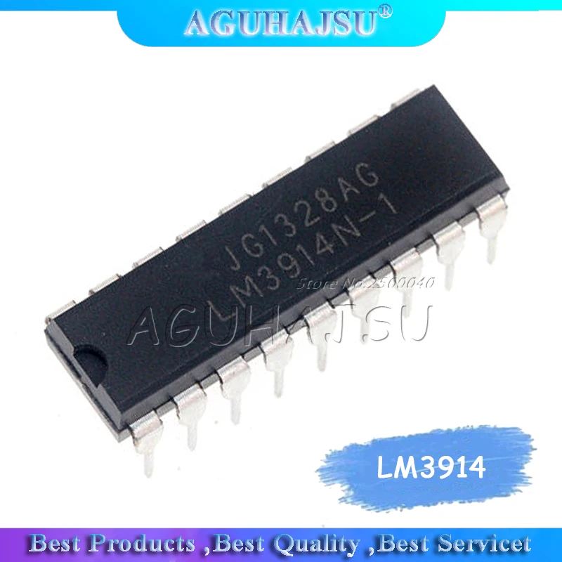 5 шт./лот LM3914 DIP18 DIP 18 LM3914N Новый и оригинальный ic|lm3914n|lm3914 |