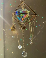 custom zodiac crystal prism hanging sun catcher gemini scorpio 12 consellation birthday gift home decoration