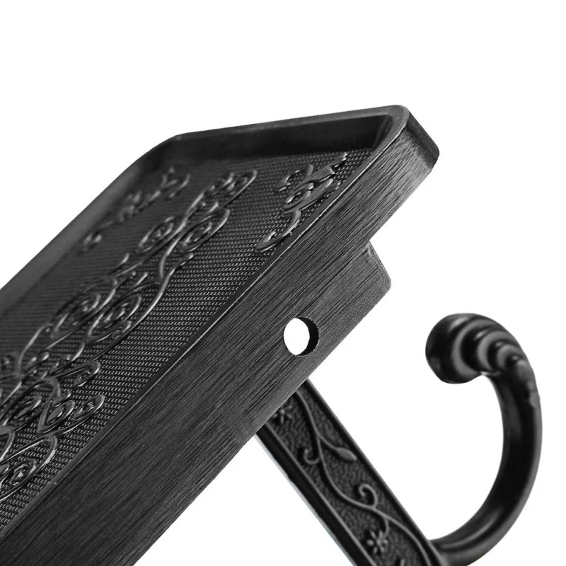 

Wall-Mounted Bathroom Holder Stainless Steel Adhesive Force Bathroom Shelf Pendant Bathroom Storage Supplies Paper Towels Shelf