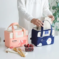 portable lunch bag women kids picnic food thermal pouch fruit snack keep fresh pack drink insulated keep cool package supplies