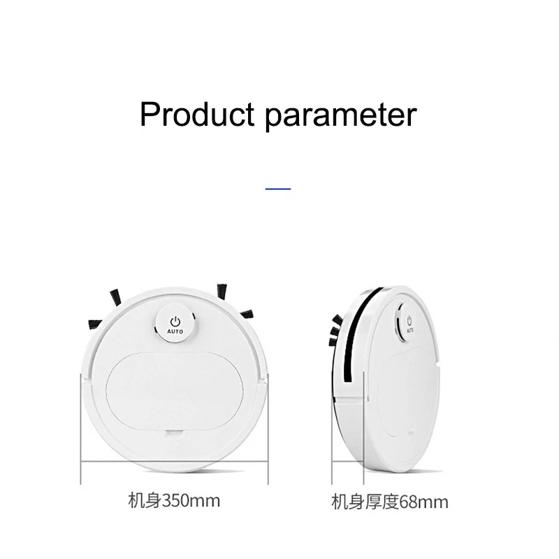 Home 3 in 1 Rechargeable Auto Cleaning Robot Vacuum Cleaners Dirt Dust Hair Automatic Cleaner For Electric | Бытовая техника