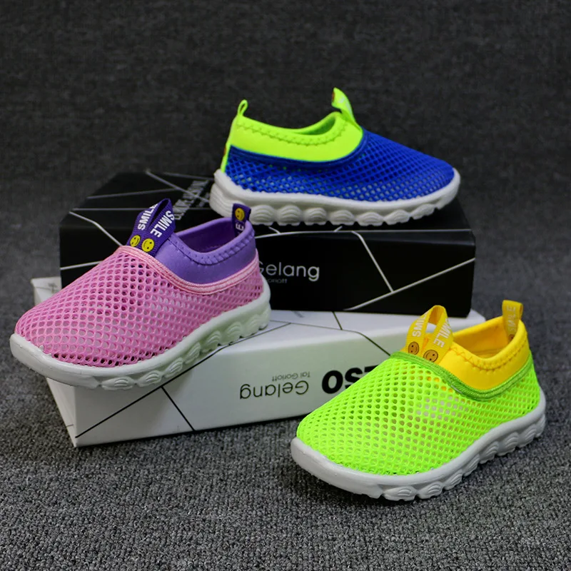 

Casual Shoes Boys Girls Toddler Baby Big Child Sneakers Bright Color Kids Summer Shoes 2022 New Hot Breathable Sport Shoes 21-38