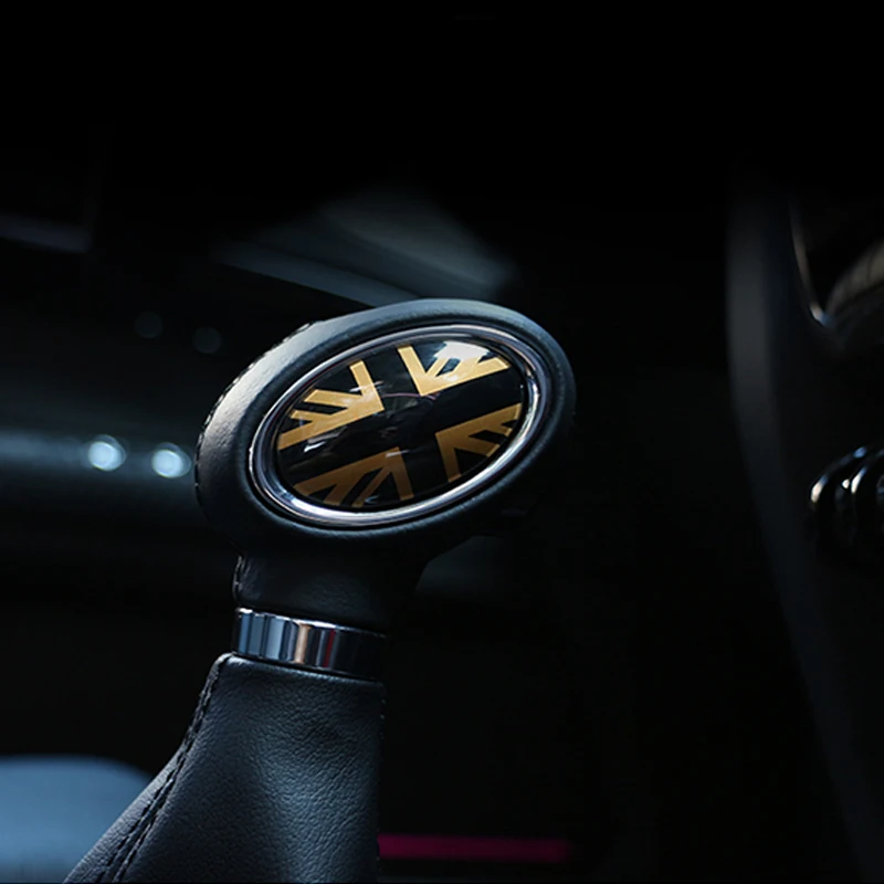 Автомобильный рычаг переключения передач декоративная наклейка для BMW MINI Cooper S ONE