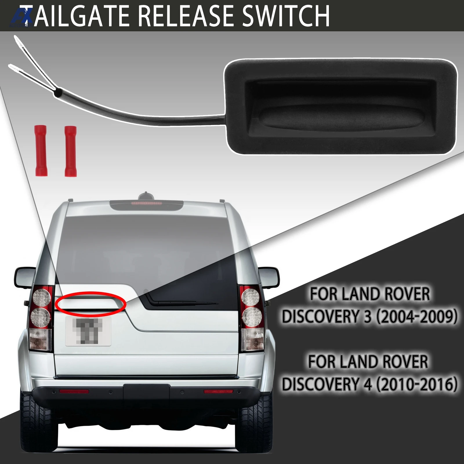 

Car Tailgate Boot Trunk Release Handle Switch Wire Repair Kit For Land Rover Discovery 3 4 LR3 LR4 2004 - 2016 Car Accessories