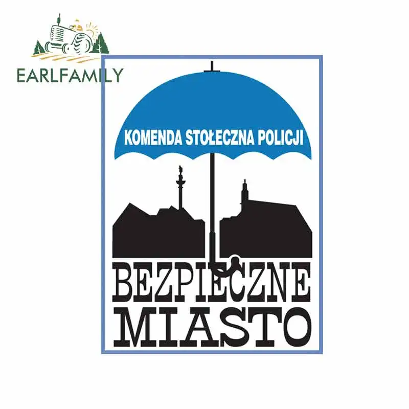EARLFAMILY 13 см x 9 6 для безопасного городского бампера автомобильная наклейка