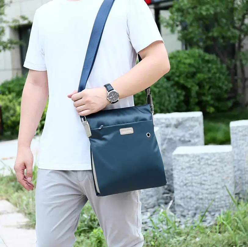 

Weixier 2021 New Men's Shoulder Bag British Fashion Casual Style High Quality Design Multi-function Large Capacity Messenger Bag