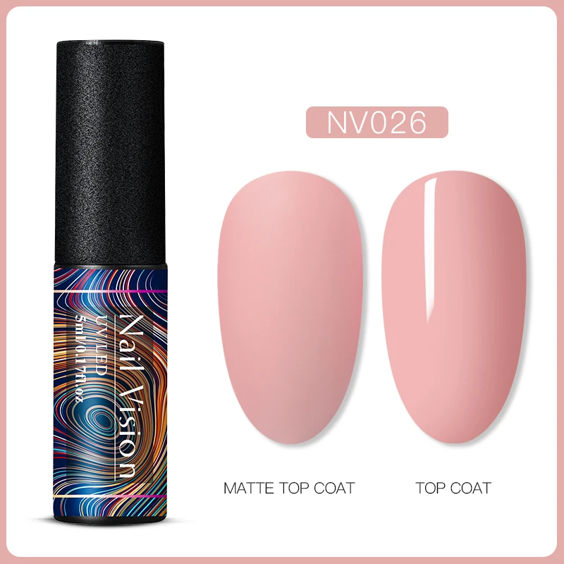 S06621 Nail Vision 60 цветов Матовый УФ-гель для ногтей 5 мл чистый цвет матовое верхнее покрытие Впитывающее полуперманентный Гель-лак для ногтей - Цвет: S06621