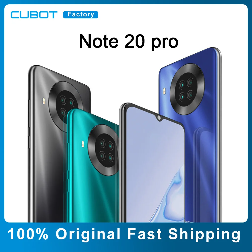 Смартфон CUBOT Note 20 Pro 6 ГБ + 128 Гб 5 дюйма HD дисплей камера МП 4200 мАч 4G две SIM-карты NFC на