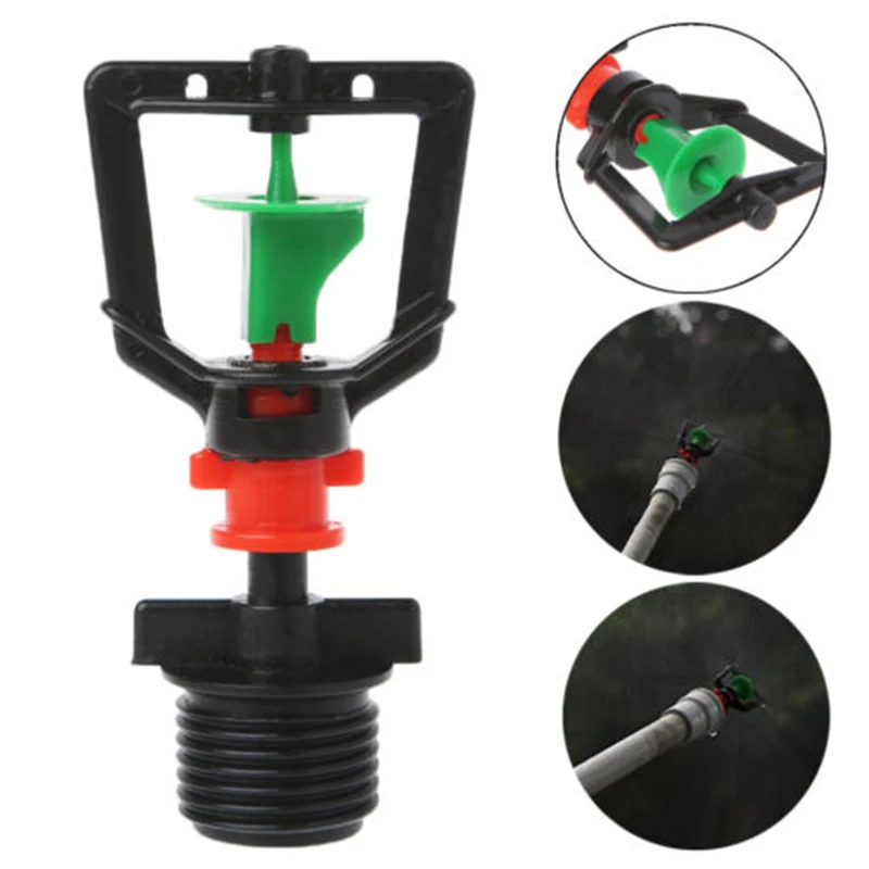 

10pcs Rotating Micro Sprinkler Garden Plant Irrigation Watering Replacement Tool