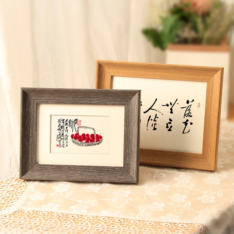 

Рамка для фотографий из твердой древесины, 10 дюймов, 8 дюймов, 7 дюймов, 6 дюймов, креативная новая фоторамка в китайском стиле, фотоальбом