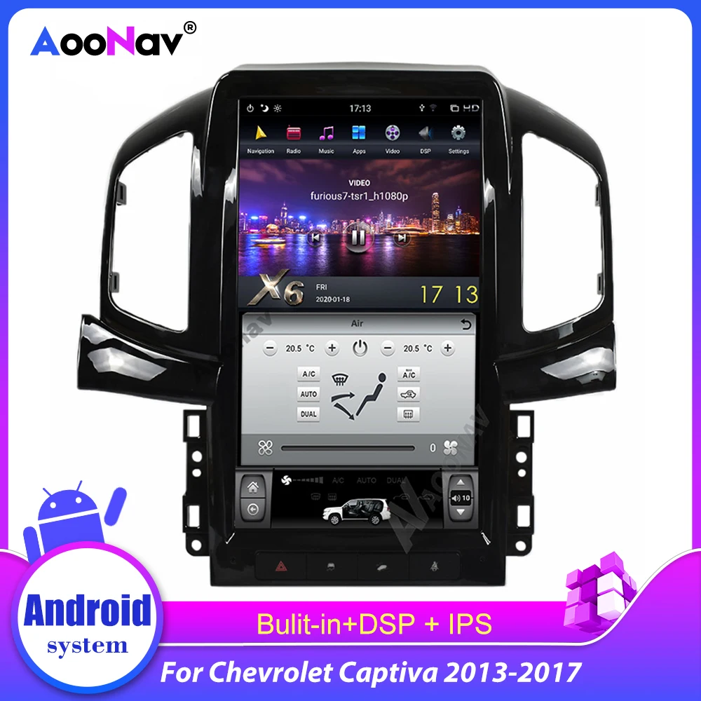 DSP Head Unit For Chevrolet Captiva 2013-2017 Stereo Receiver Multimedia Player Car 2 Din Radio Android GPS Navigation