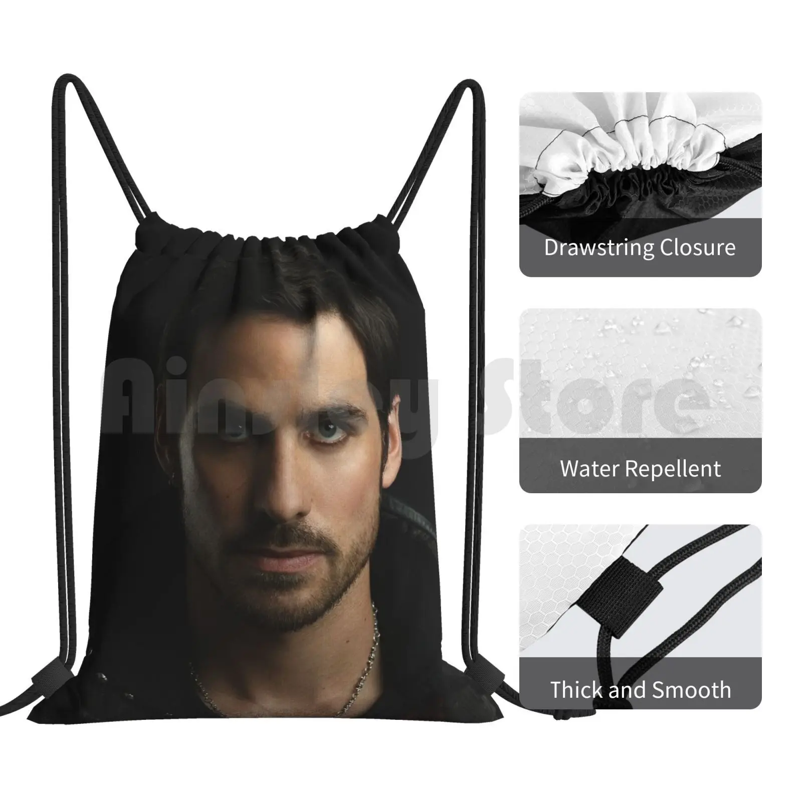 Рюкзак Colin Oɽonoghue с крючком в виде капитана сумка на шнурке для верховой езды