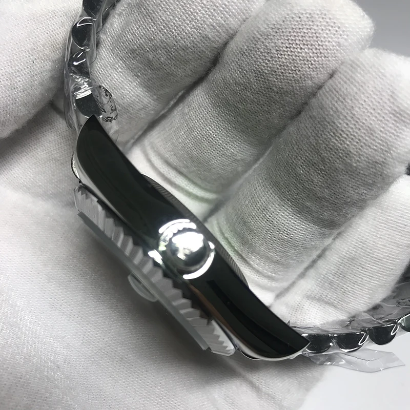 Роскошные серебряные часы AAA автоматические мужские наручные DAYDATE с