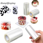 1 шт. 8 см * 10 м10 см * 10 м в рулоне пленка для торта, прозрачный ошейник для торта, кухонный Ацетатный торт, шоколад, конфеты для выпечки, прочный