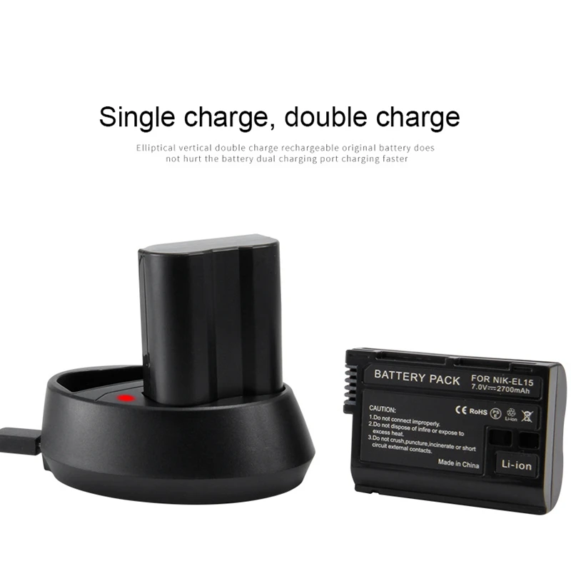 En-El15 Battery Charger Dual Usb For Nikon D600 D610 D7000 D7100 D800 D810 D750 | Электроника