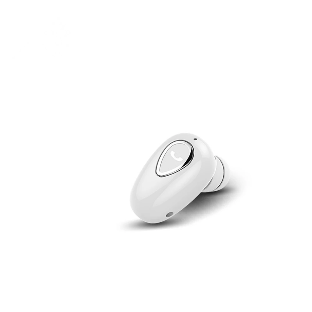 Мини беспроводные Bluetooth наушники телефонная трубка Гарнитура Freehand наушники аuriculares наушники спортивные наушники наушник для телефона - Цвет: White