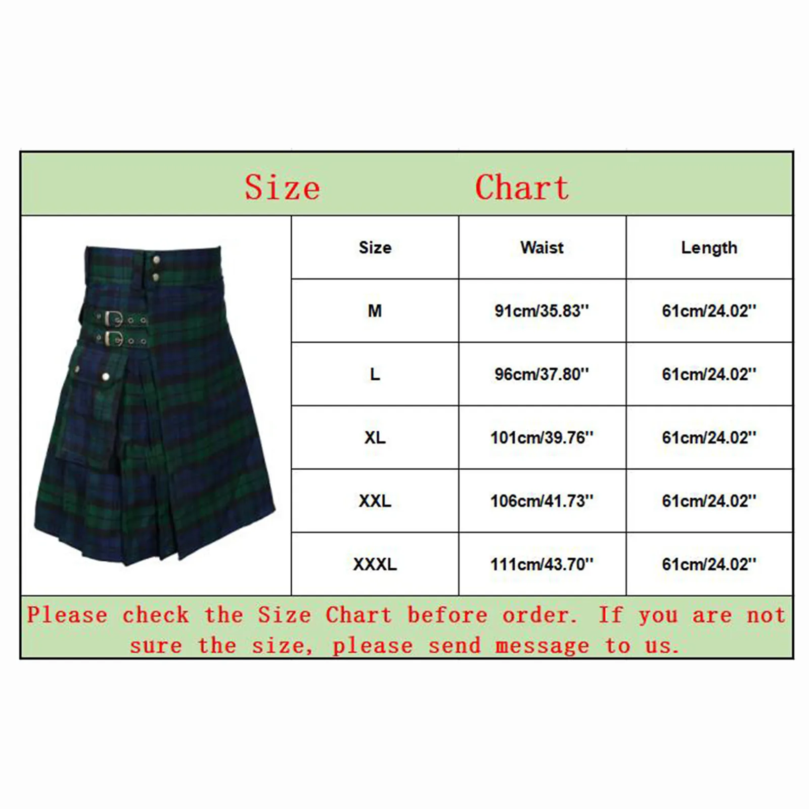 

Casual Shorts Pleated Skirt Scotland Plaid Contrast Color Pockets Solid Casual Autumn Fashion Scottish Style Mens Skirt 6