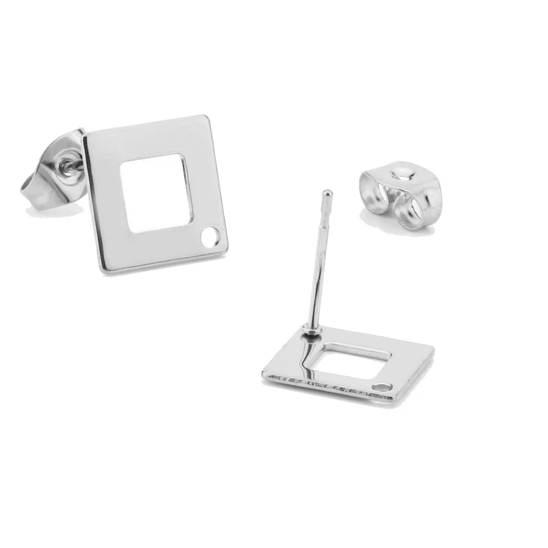 20 шт./лот ювелирное изделие из нержавеющей стали пустотелая квадратная проволока