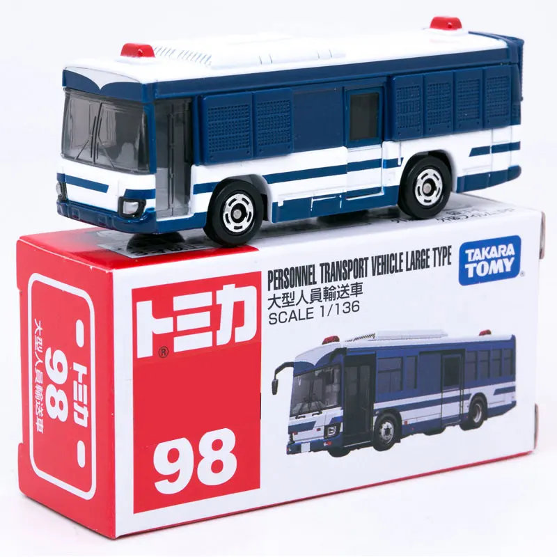 

Takara Tomy Tomica № 098, транспортное средство для персонала, крупногабаритная модель автомобиля 1/136 Mini Diecast Toiys #98