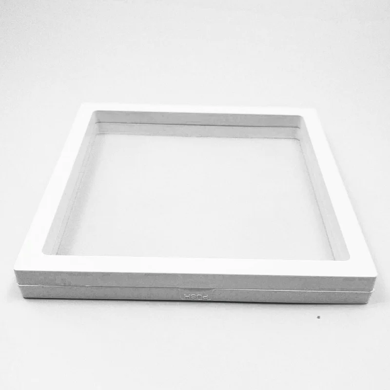 Прозрачная пленка плавающая рамка Тень Коробка ювелирные изделия подвеска стенд