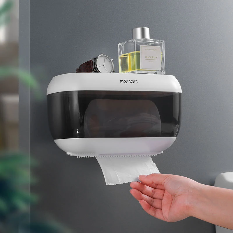 Waterproof Tissue Box Toilet Paper Holder Plastic Bathroom Accessories Storage Wall Mounted | Дом и сад