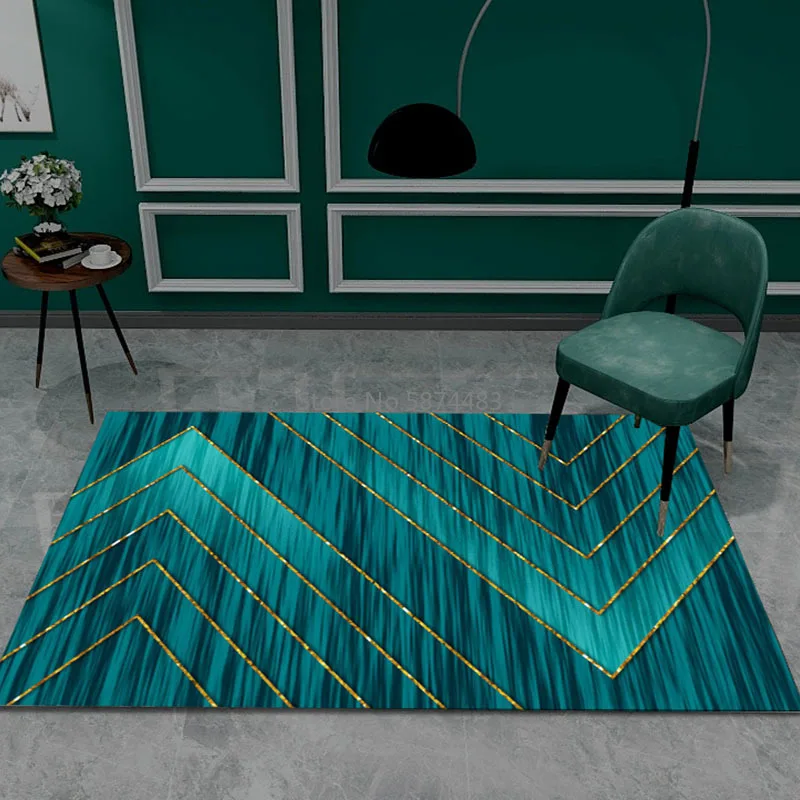 Большой ковер для гостиной скандинавский классический нескользящий с