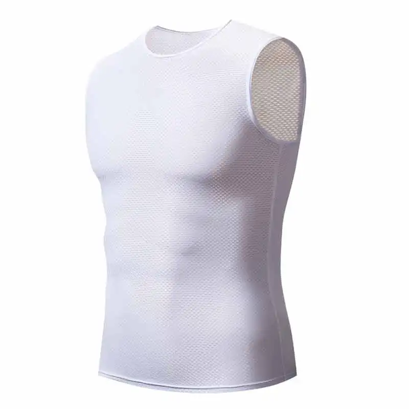

Men Cycling Base Layer Summer Jersey Cycling Vest Reflective MTB Road Bike Bicycle Vest Mesh Underwear Cycling Clothing Man