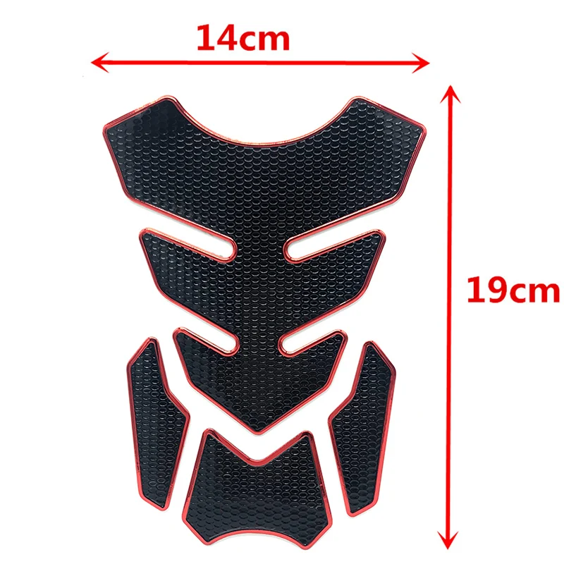 

For Honda Yamaha Suzuki KTM Kawasaki Tankpad Sticker 3D Fuel Tank Pad Protector Cover Decoration Flame Motorcycle Accessories