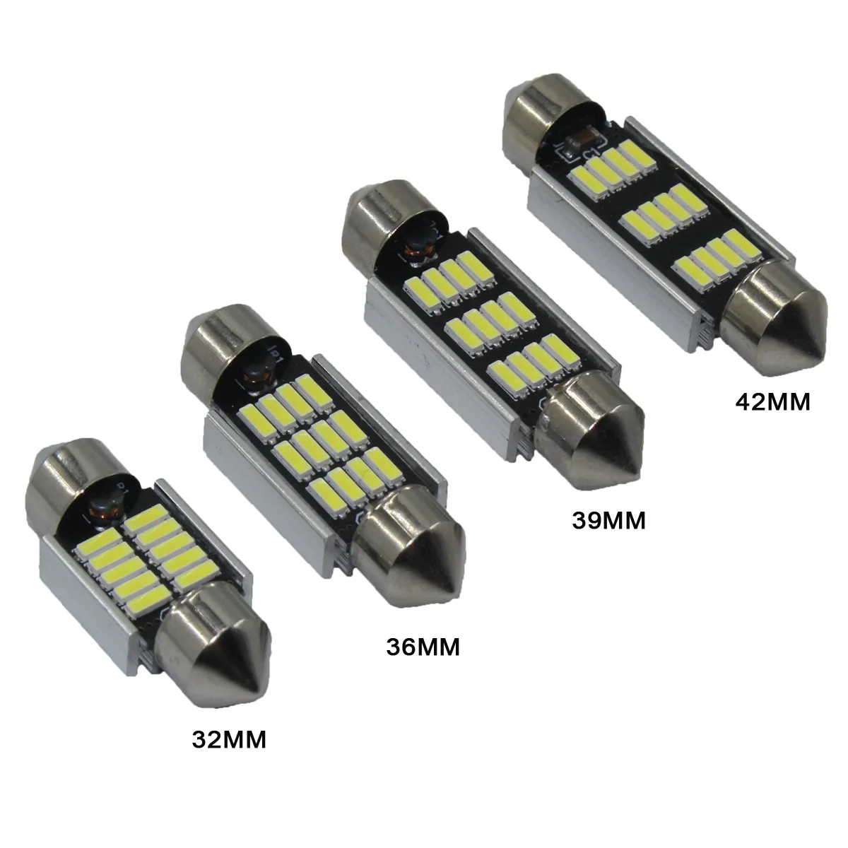 

2pcs C5W C10W LED Canbus Festoon 31mm 36mm 39mm 42mm Car Interior Reading Dome Light светодиоды фонари номерной знак