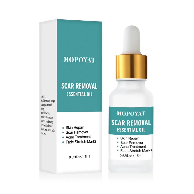 

Acne Scar Essential Oil 15ml Removal Scar Acne-Treatment Fade Stretch Marks Skin Repair Serum Smoothing Moisturizing Face Serum