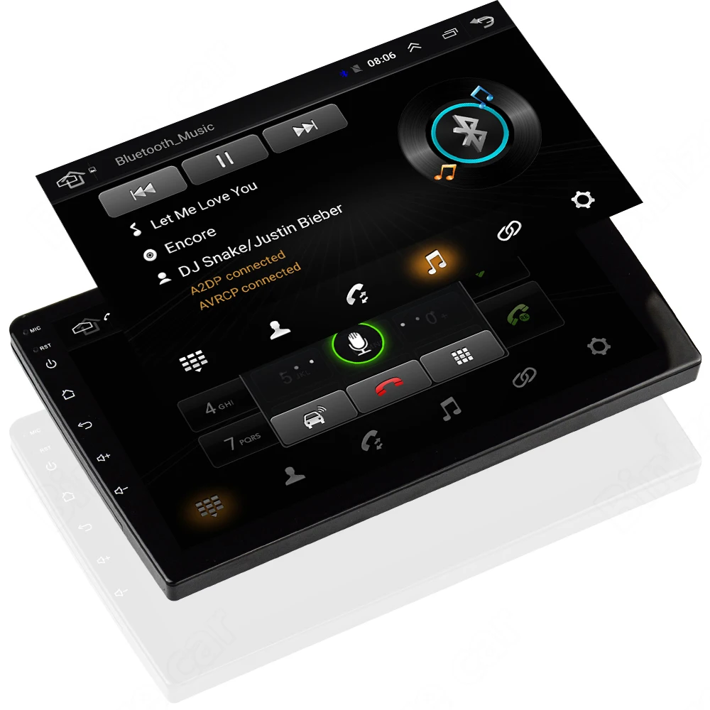 Автомагнитола 2 Din мультимедийный плеер с GPS 9 дюймов на Android 1 для Toyota Land Cruiser Prado 2004