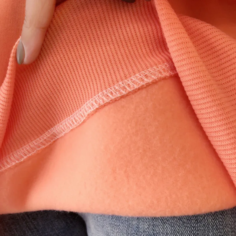 

#2380 Loose Cartoon Printed Sweatshirts Female Hoodies Plus Size Warm Cotton Sweatshirt Women Thick Autumn Winter Tops Hoodies